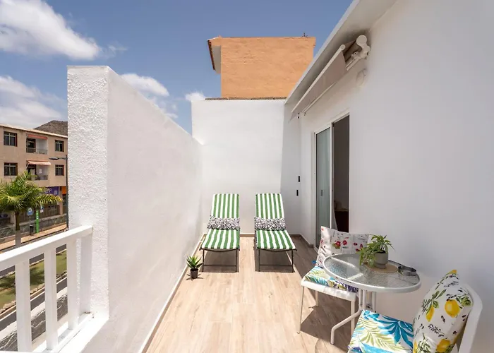 Atico, Sol Y Terraza Privada Апартаменты Арона